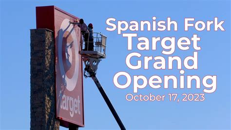 target spanish fork|spanish fork target opening.